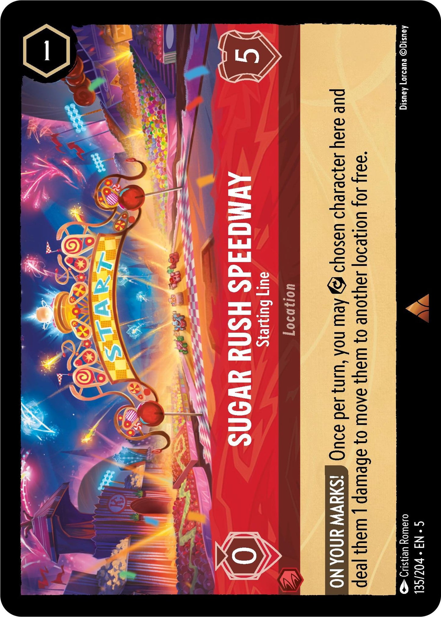 Disney Lorcana: Sugar Rush Speedway - Starting Line card image