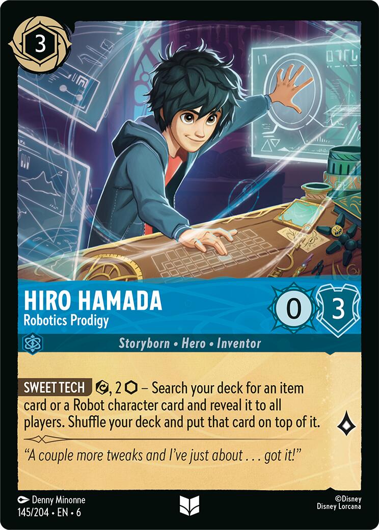 Disney Lorcana: Hiro Hamada - Robotics Prodigy card image