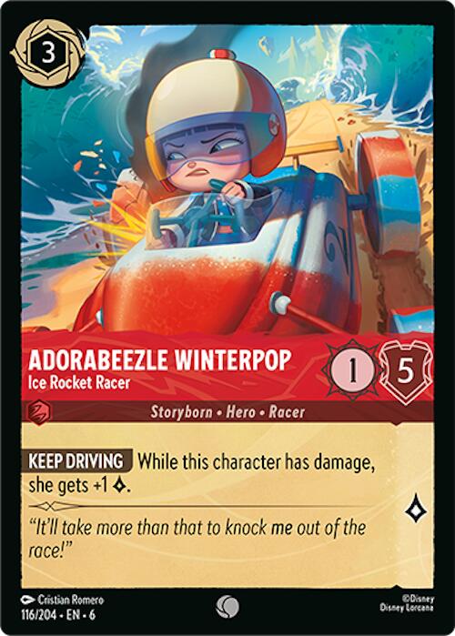 Disney Lorcana: Adorabeezle Winterpop - Ice Rocket Racer card image