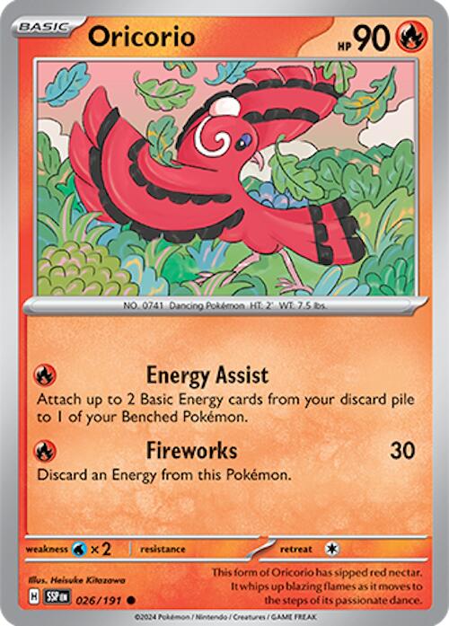 Pokemon: Oricorio - 026/191 card image