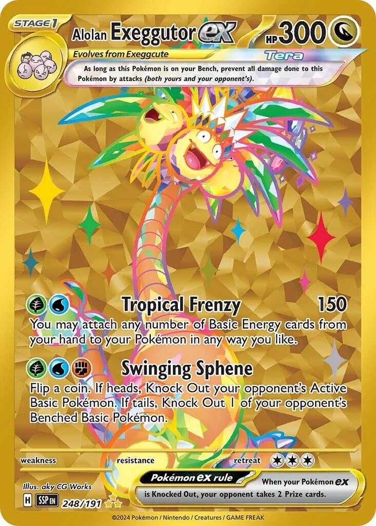 Pokemon: Alolan Exeggutor ex - 248/191 card image