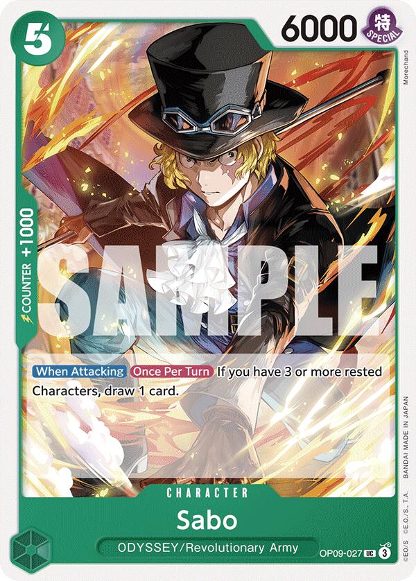 One Piece Card Game: Sabo (027) card image
