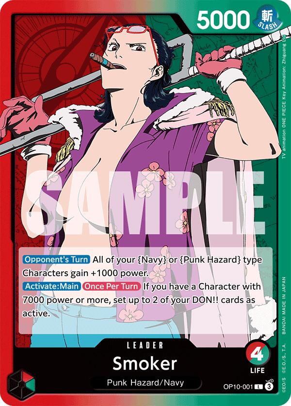 One Piece Card Game: Smoker (001) card image