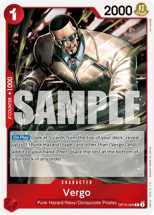 One Piece Card Game: Vergo card image