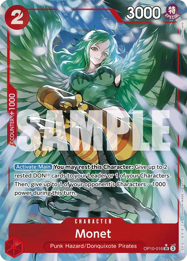 One Piece Card Game: Monet (Parallel) card image