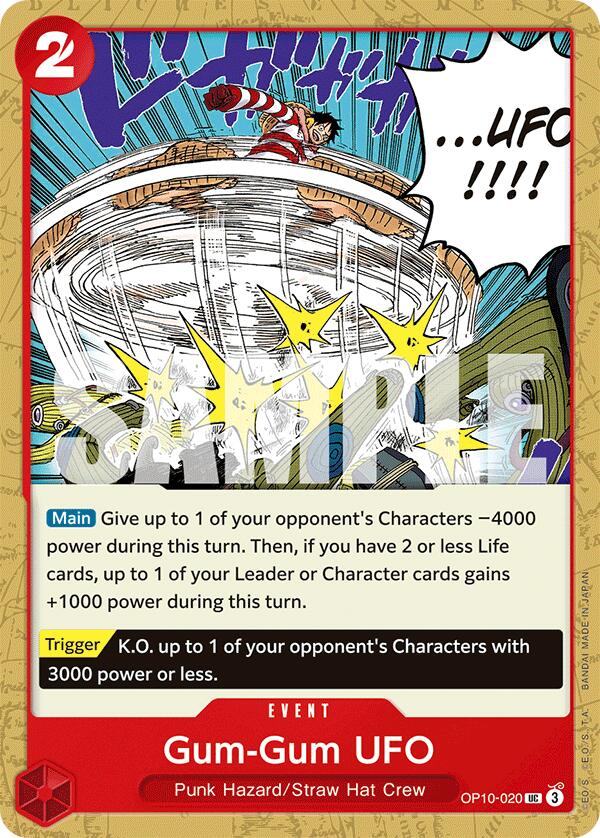 One Piece Card Game: Gum-Gum UFO card image