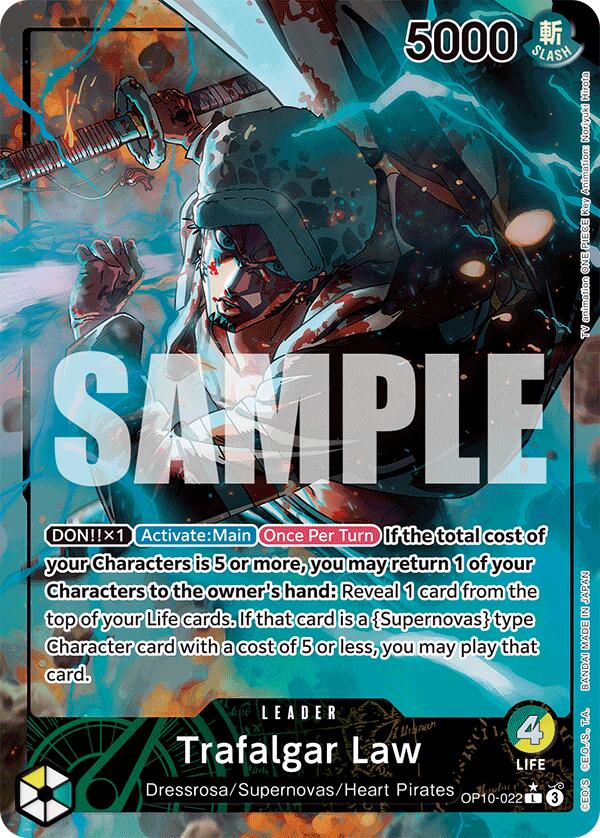 One Piece Card Game: Trafalgar Law (022) (Parallel) card image