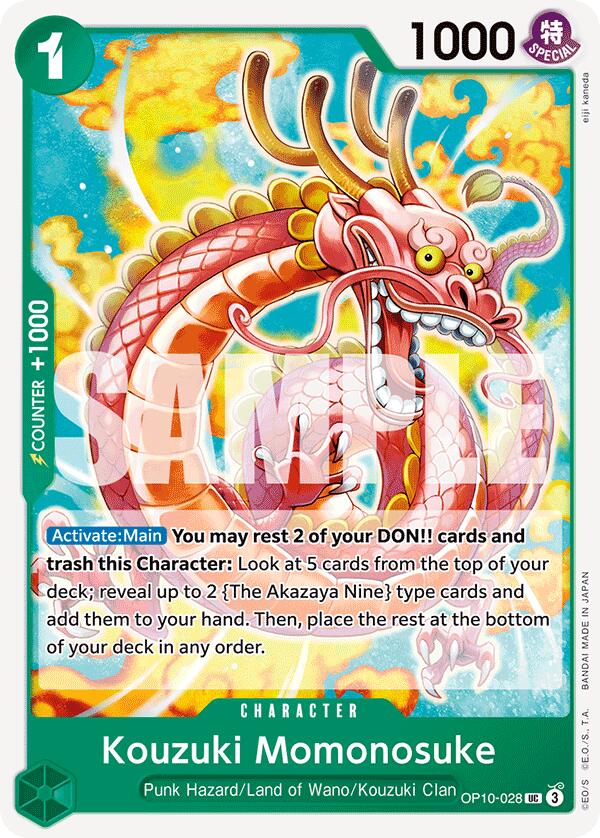 One Piece Card Game: Kouzuki Momonosuke (028) card image