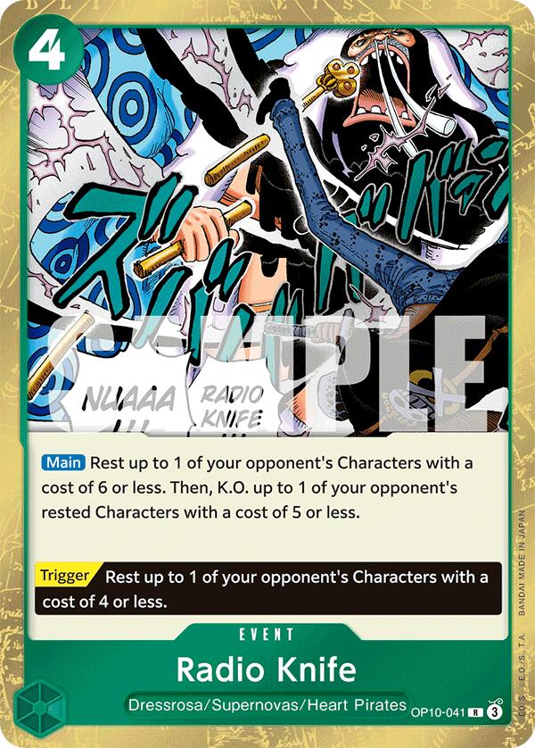 One Piece Card Game: Radio Knife card image