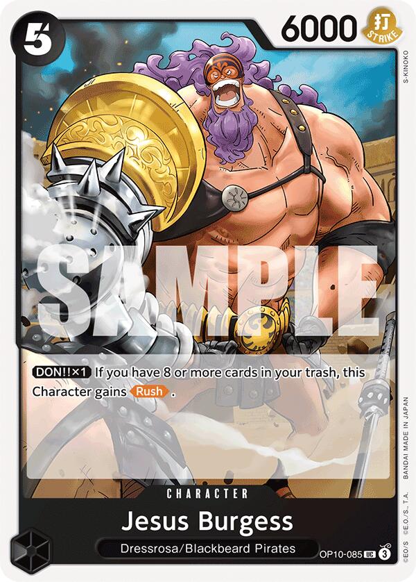 One Piece Card Game: Jesus Burgess card image