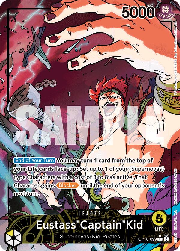 One Piece Card Game: Eustass"Captain"Kid (099) (Parallel) card image