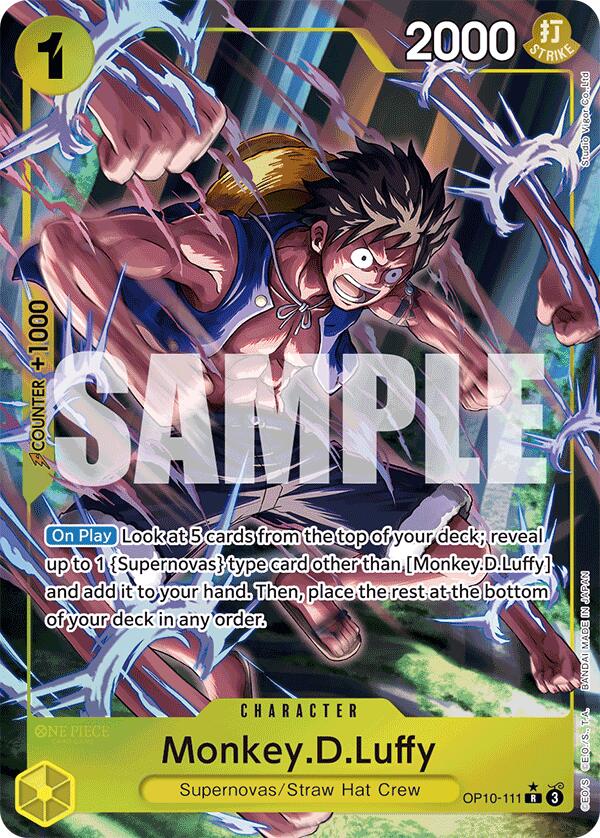 One Piece Card Game: Monkey.D.Luffy (111) (Parallel) card image
