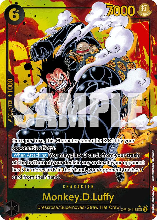One Piece Card Game: Monkey.D.Luffy (118) (Parallel) card image