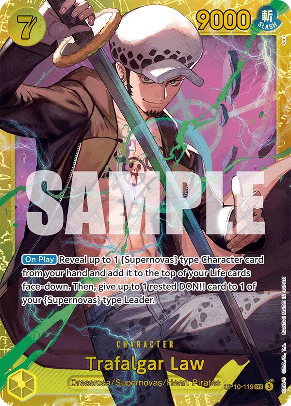 One Piece Card Game: Trafalgar Law (119) card image