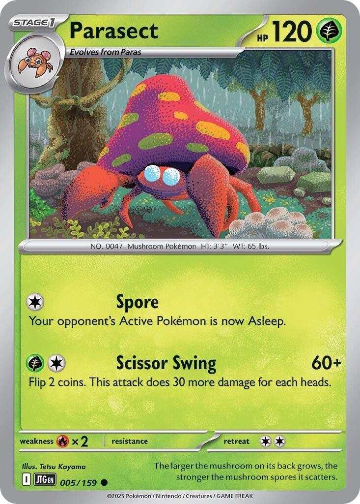 Pokemon: Parasect card image