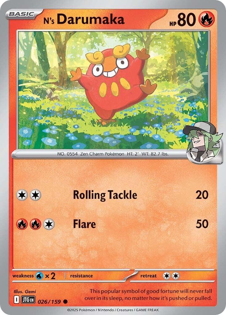 Pokemon: N's Darumaka card image