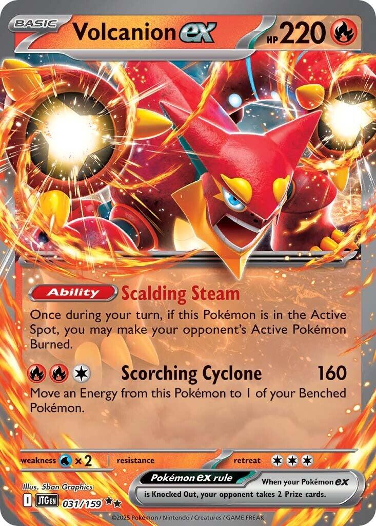 Pokemon: Volcanion ex - 031/159 card image
