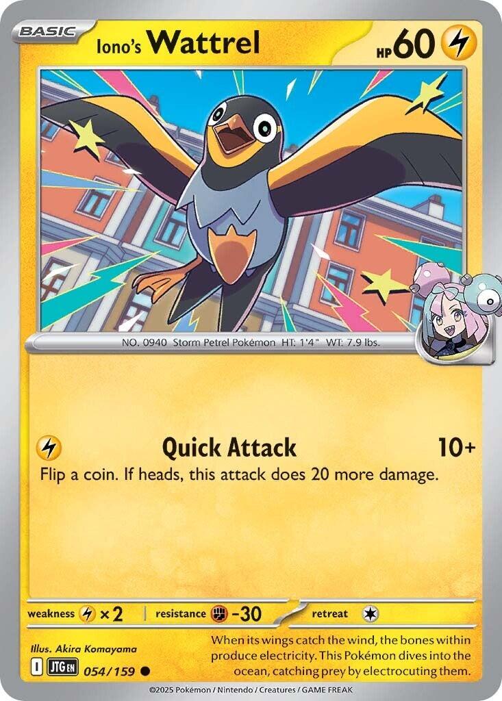 Pokemon: Iono's Wattrel card image