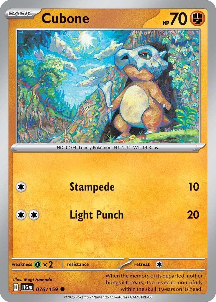 Pokemon: Cubone card image