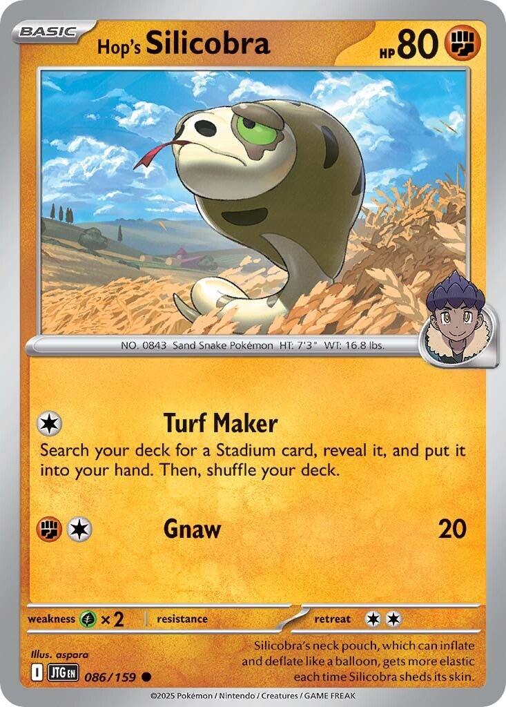 Pokemon: Hop's Silicobra card image