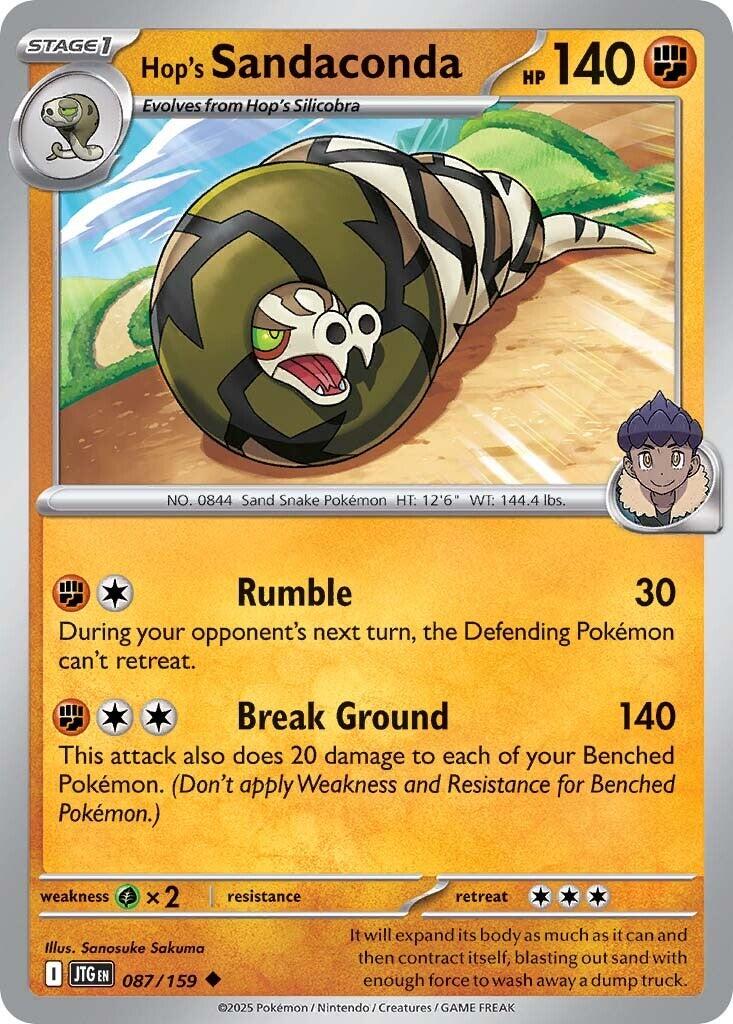 Pokemon: Hop's Sandaconda card image