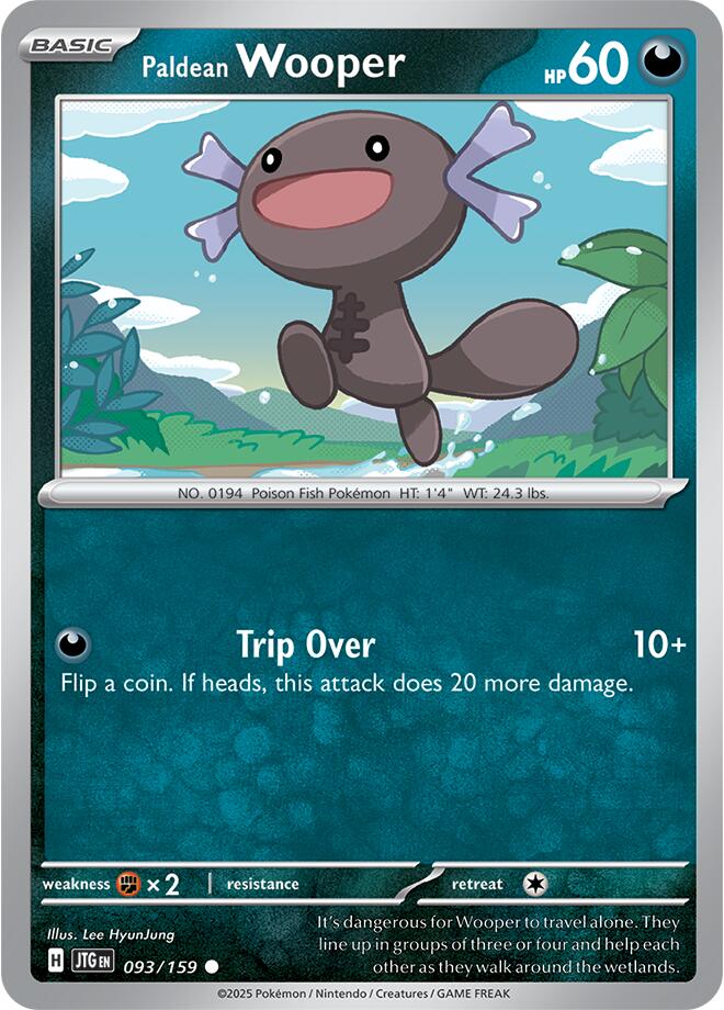 Pokemon: Paldean Wooper card image