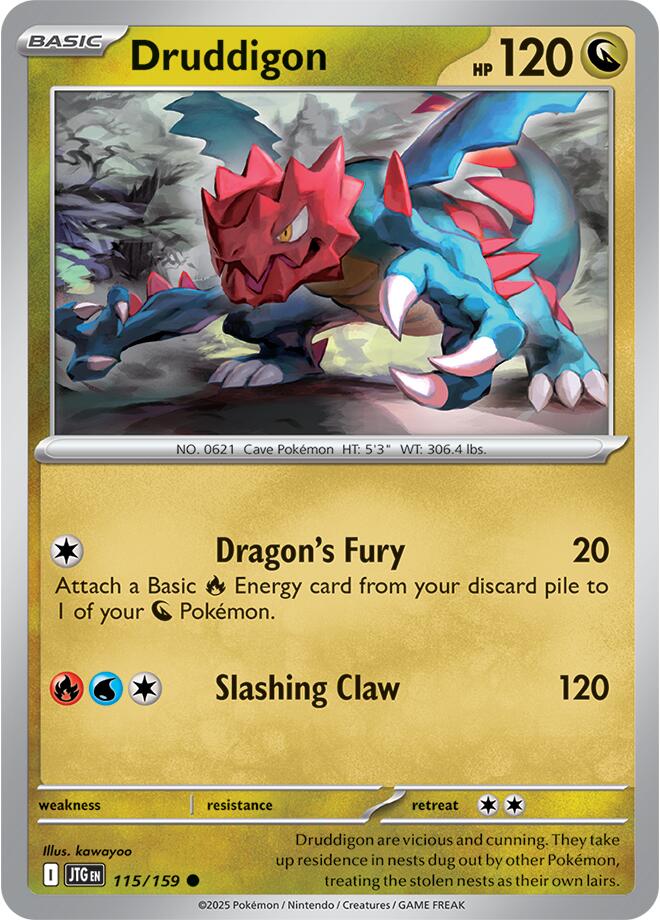Pokemon: Druddigon card image