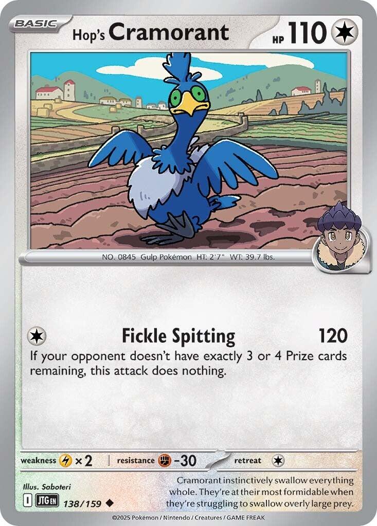 Pokemon: Hop's Cramorant card image