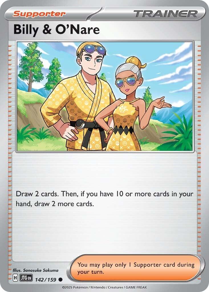 Pokemon: Billy & O'Nare card image