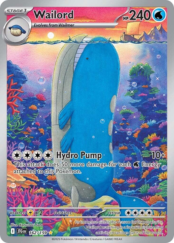 Pokemon: Wailord - 162/159 card image