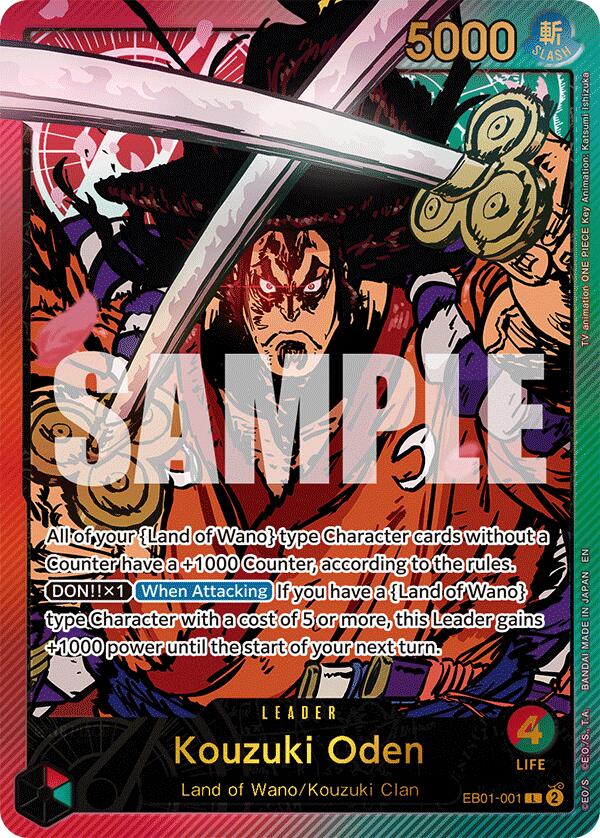 One Piece Card Game: Kouzuki Oden (SPR) card image