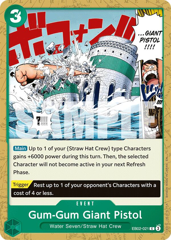 One Piece Card Game: Gum-Gum Giant Pistol card image