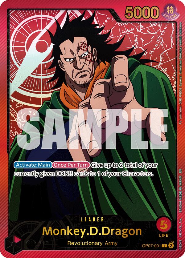One Piece Card Game: Monkey.D.Dragon (SPR) card image