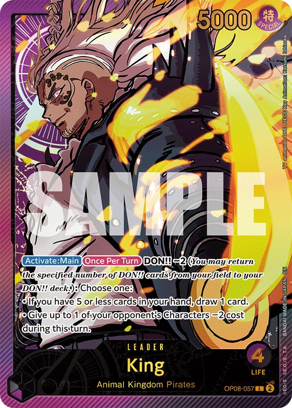 One Piece Card Game: King (SPR) card image