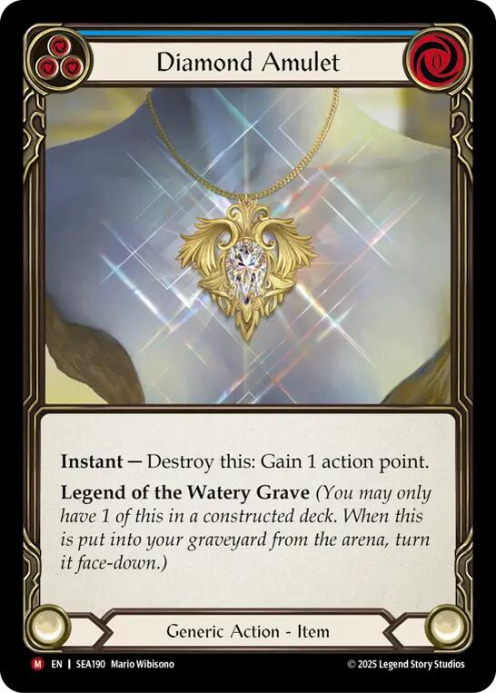 Flesh and Blood TCG: Diamond Amulet image