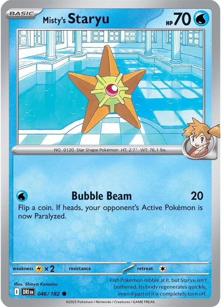 Pokemon: Misty's Staryu card image