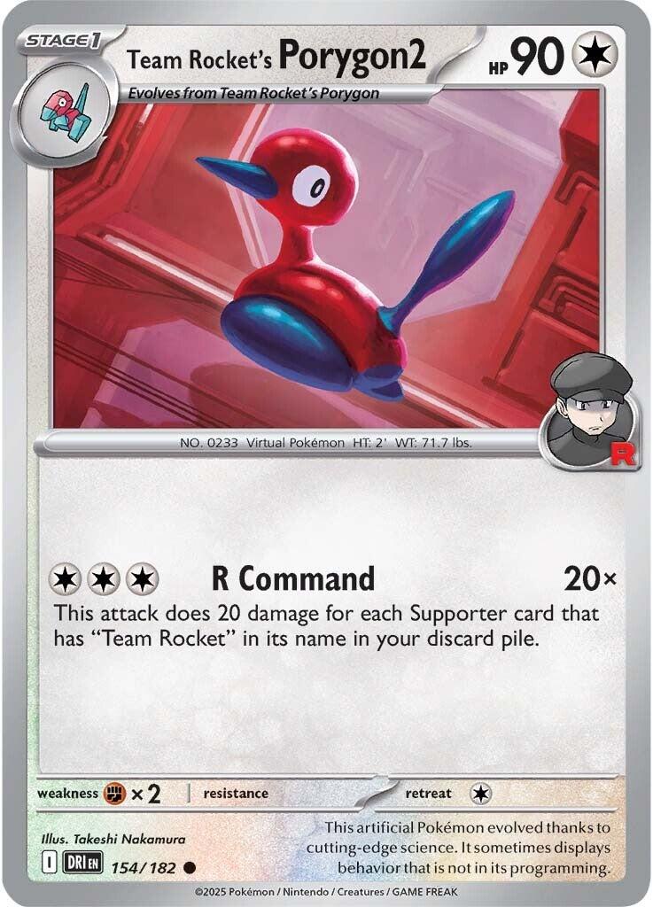 Pokemon: Team Rocket's Porygon2 card image
