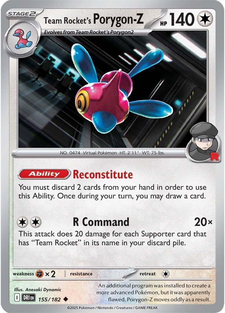 Pokemon: Team Rocket's Porygon-Z card image
