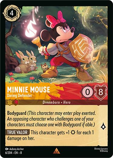 Disney Lorcana: Minnie Mouse - Daring Defender card image