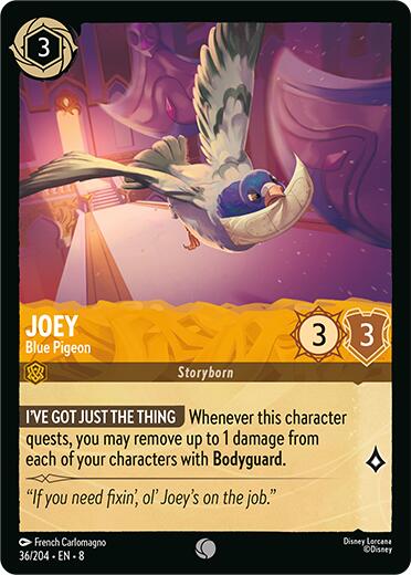 Disney Lorcana: Joey - Blue Pigeon card image