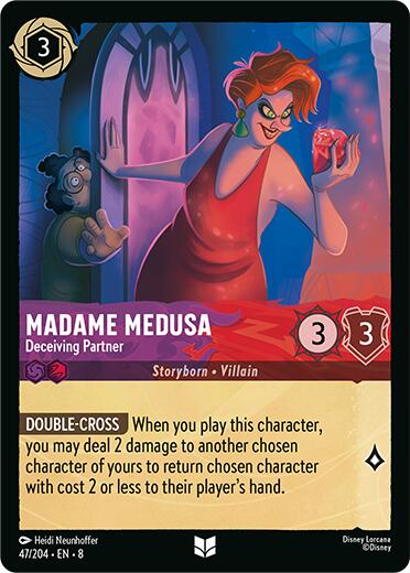 Disney Lorcana: Madame Medusa - Deceiving Partner card image