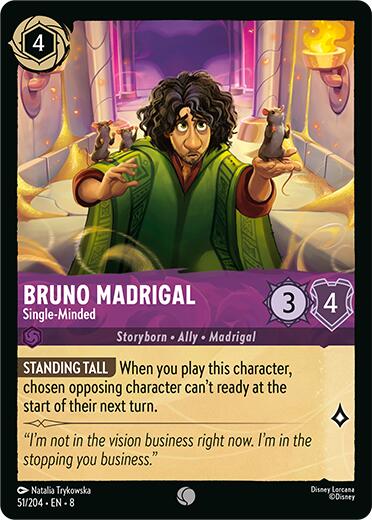 Disney Lorcana: Bruno Madrigal - Single-Minded card image