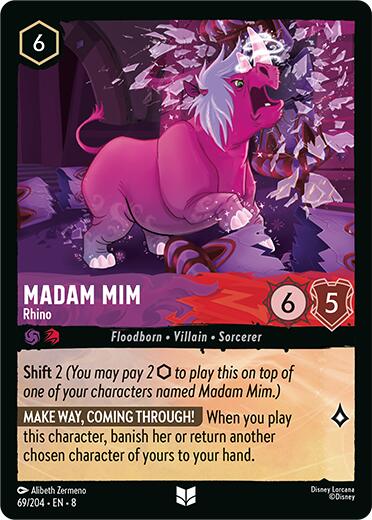 Disney Lorcana: Madam Mim - Rhino card image