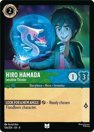 Disney Lorcana: Hiro Hamada - Intuitive Thinker card image