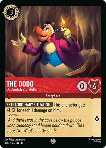 Disney Lorcana: The Dodo - Outlandish Storyteller card image