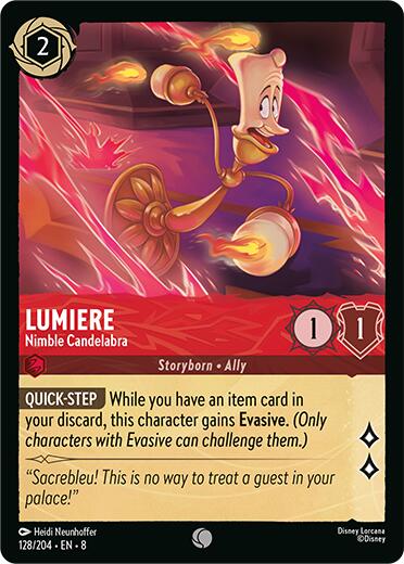 Disney Lorcana: Lumiere - Nimble Candelabra card image