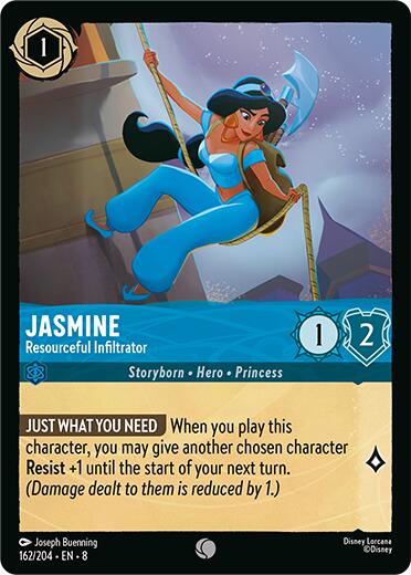Disney Lorcana: Jasmine - Resourceful Infiltrator card image
