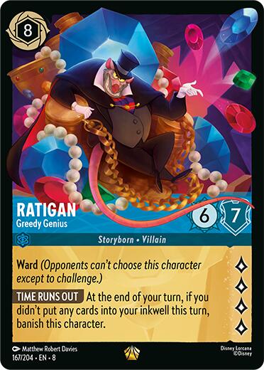 Disney Lorcana: Ratigan - Greedy Genius card image