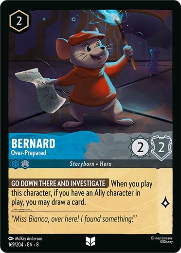 Disney Lorcana: Bernard - Over Prepared card image