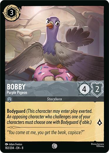 Disney Lorcana: Bobby - Purple Pigeon card image